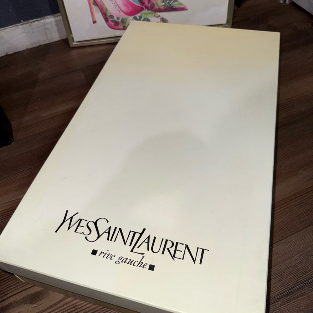 Saint Laurent Women's Brown Leather Boots - Picture 2 of 11